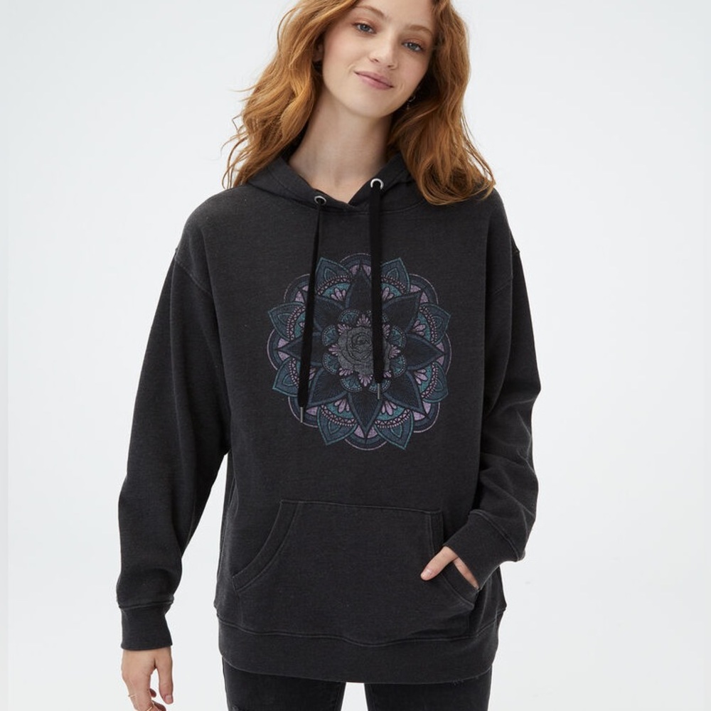 Aeropostale rose mandala hoodie